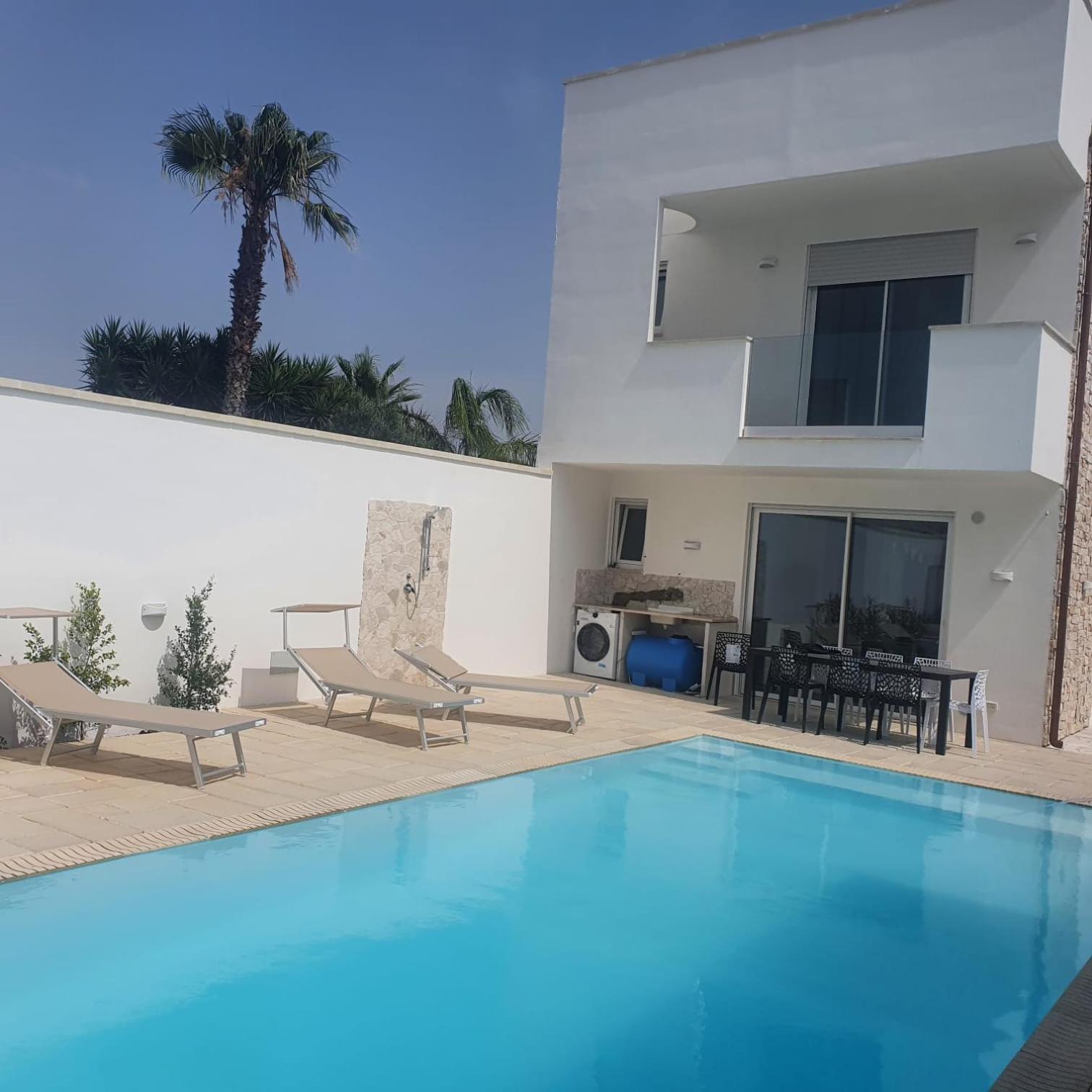 Villa Tre Cuori Con Piscina Privata Torre Lapillo - Villaggio Boncore Exterior foto